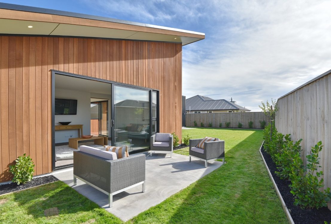 JAW Construction Rolleston builders photo of outside living 